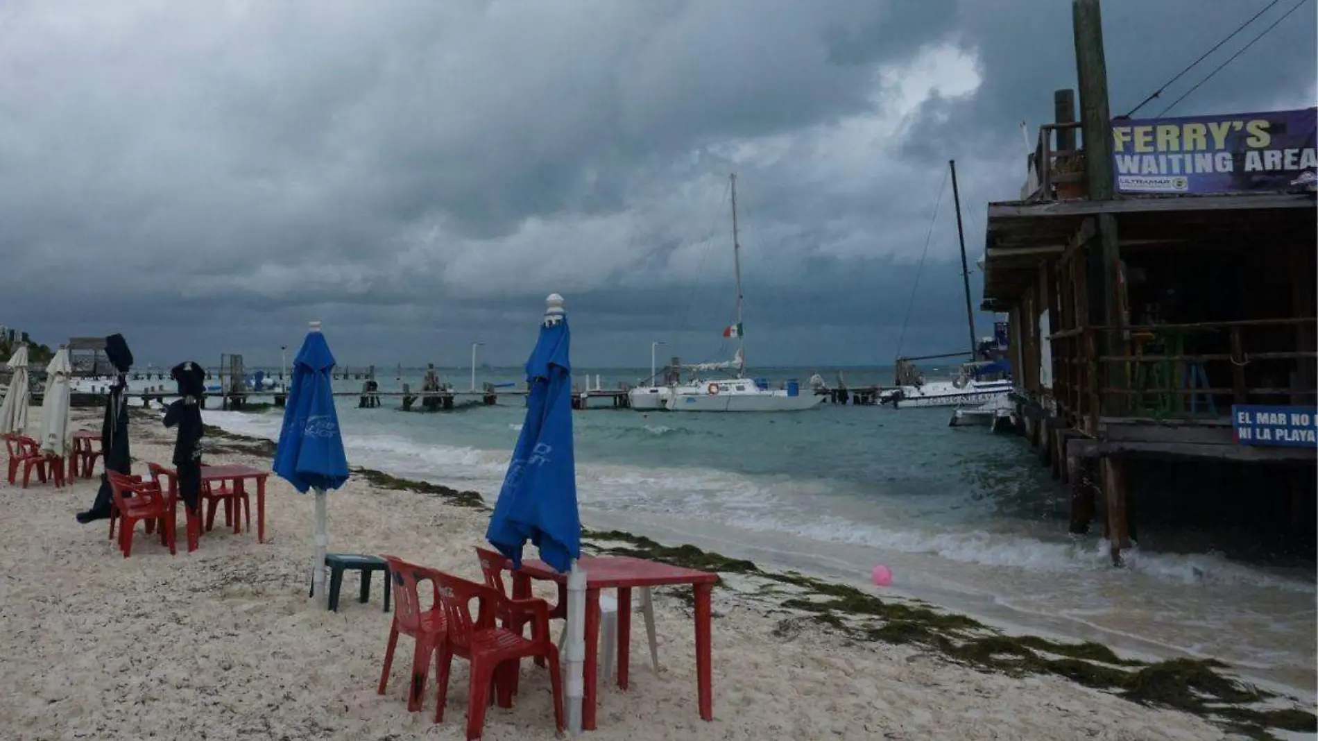 Frente frío genera pérdidas por tres mdd en el sector náutico en Quintana Roo